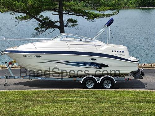 Glastron GT 249 tekniske specifikationer 